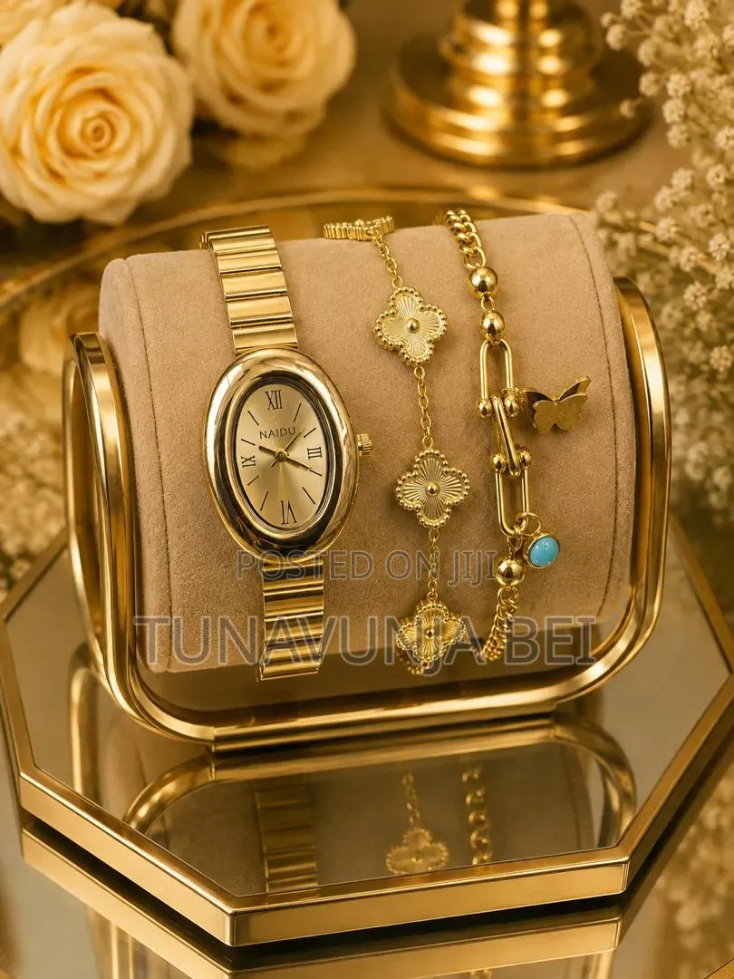 Naidu Sets Watch + 2 Bracelet