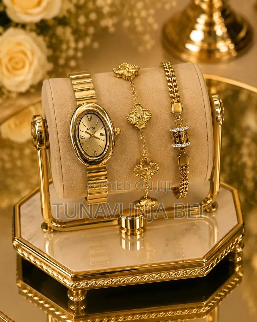 Naidu Sets Watch + 2 Bracelet