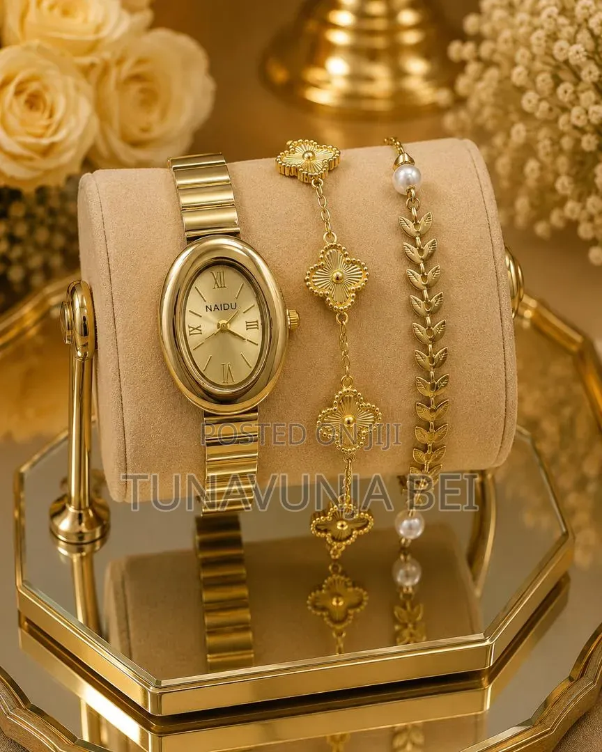 Naidu Sets Watch + 2 Bracelet
