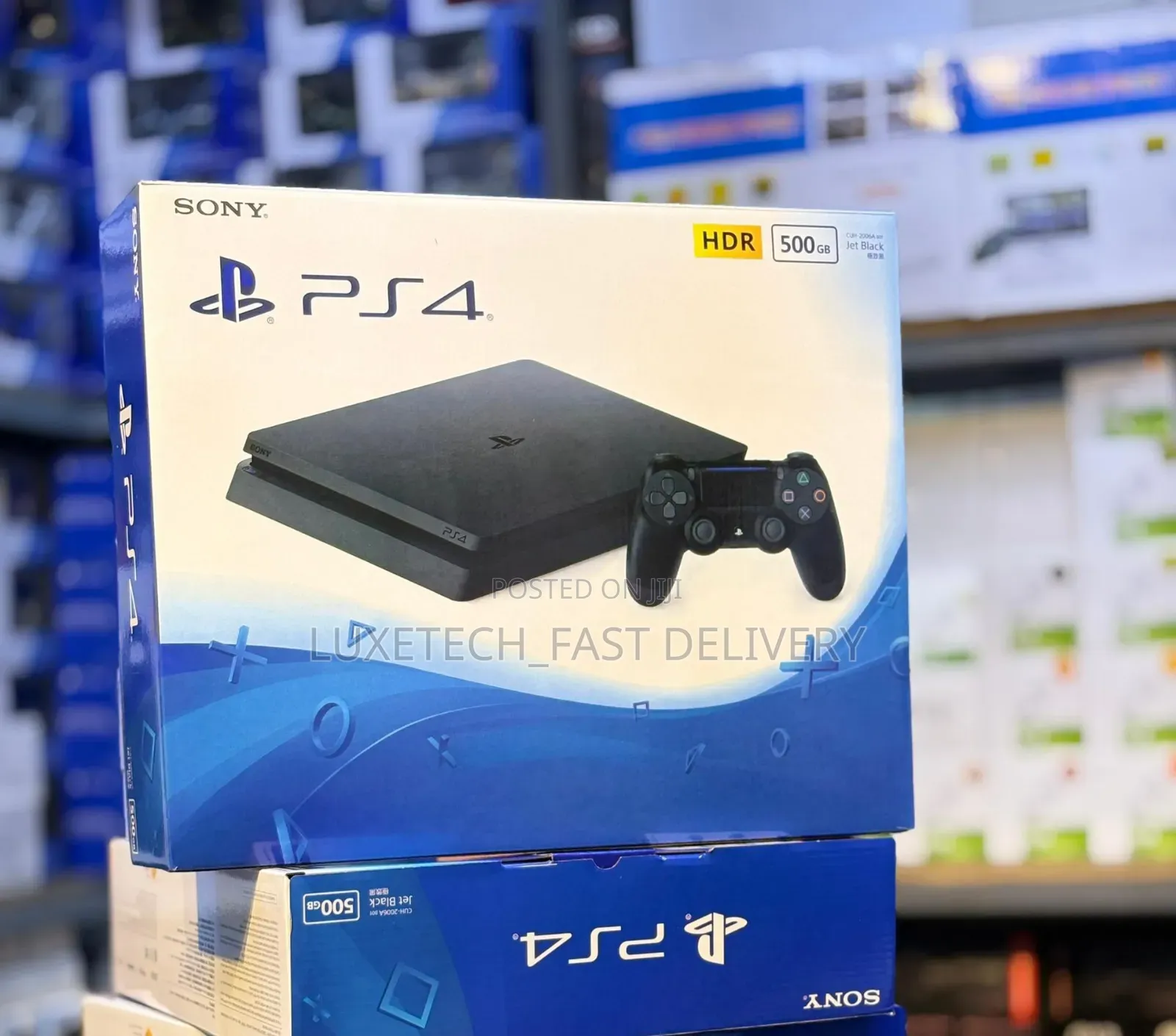 Sony PlayStation 4 Slim 500GB Complete (NEW) – Includes 2 PADS + GAMES