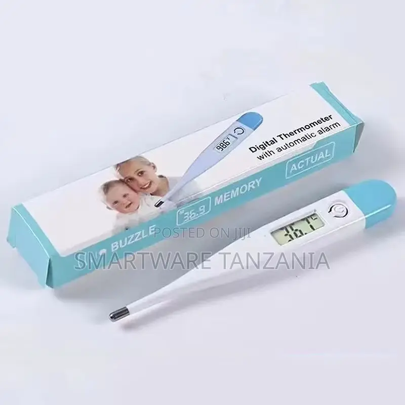 Digital Thermometer With Automatic Alarm, Memory Function, LCD Display