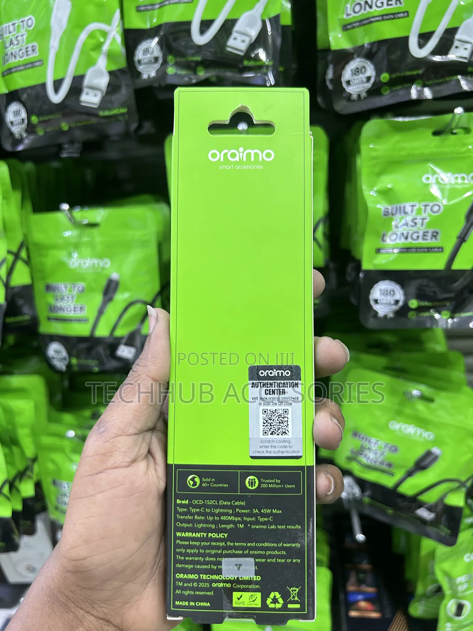 Oraimo USB Type C to Lightning