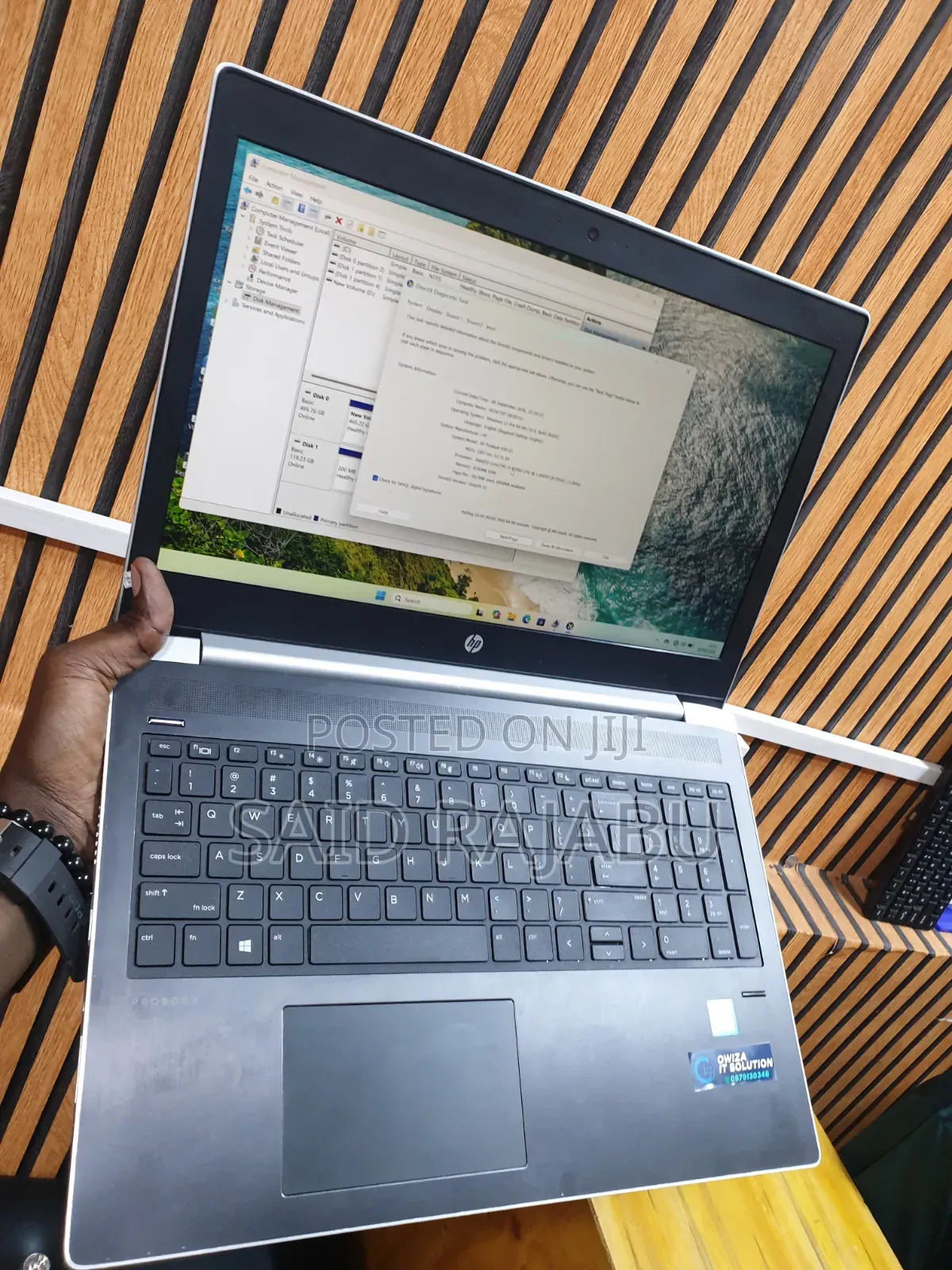 Laptop HP ProBook 450 G5 8GB Intel Core i5 HDD+SSD 500GB