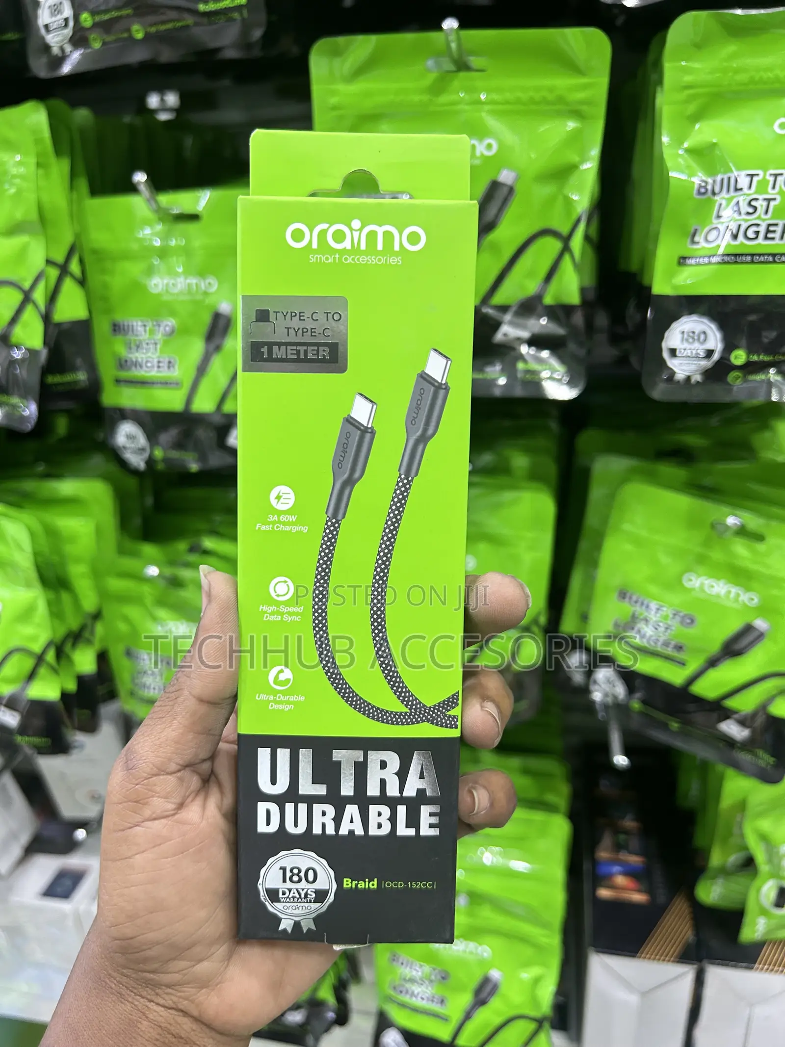 Oraimo USB Type C to C Braid