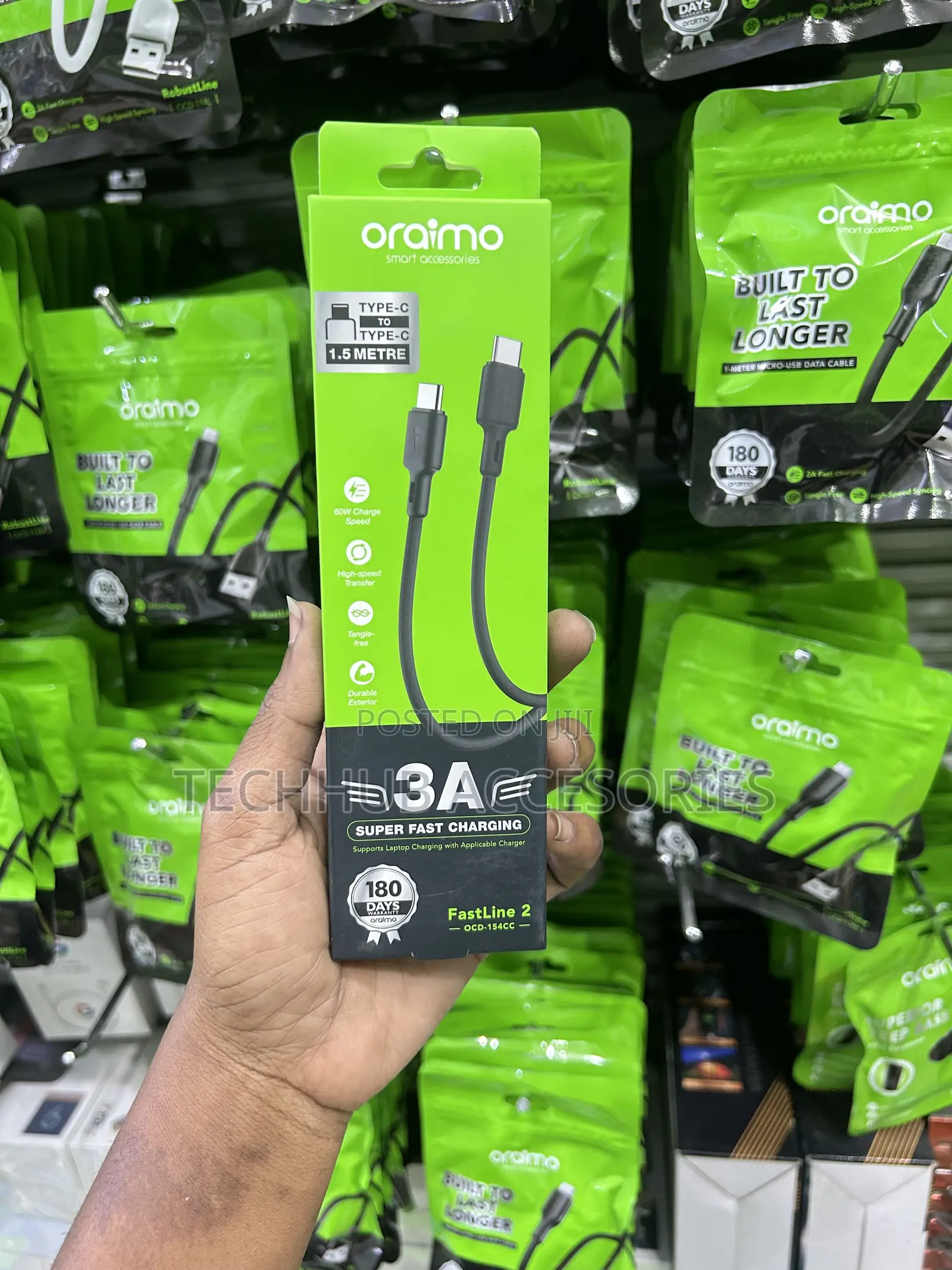 Oraimo USB Fast Line 2 Type-C