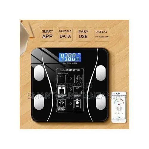 Healthy Weight Scale With Bluetooth Connectivity, LCD Display, 180kg