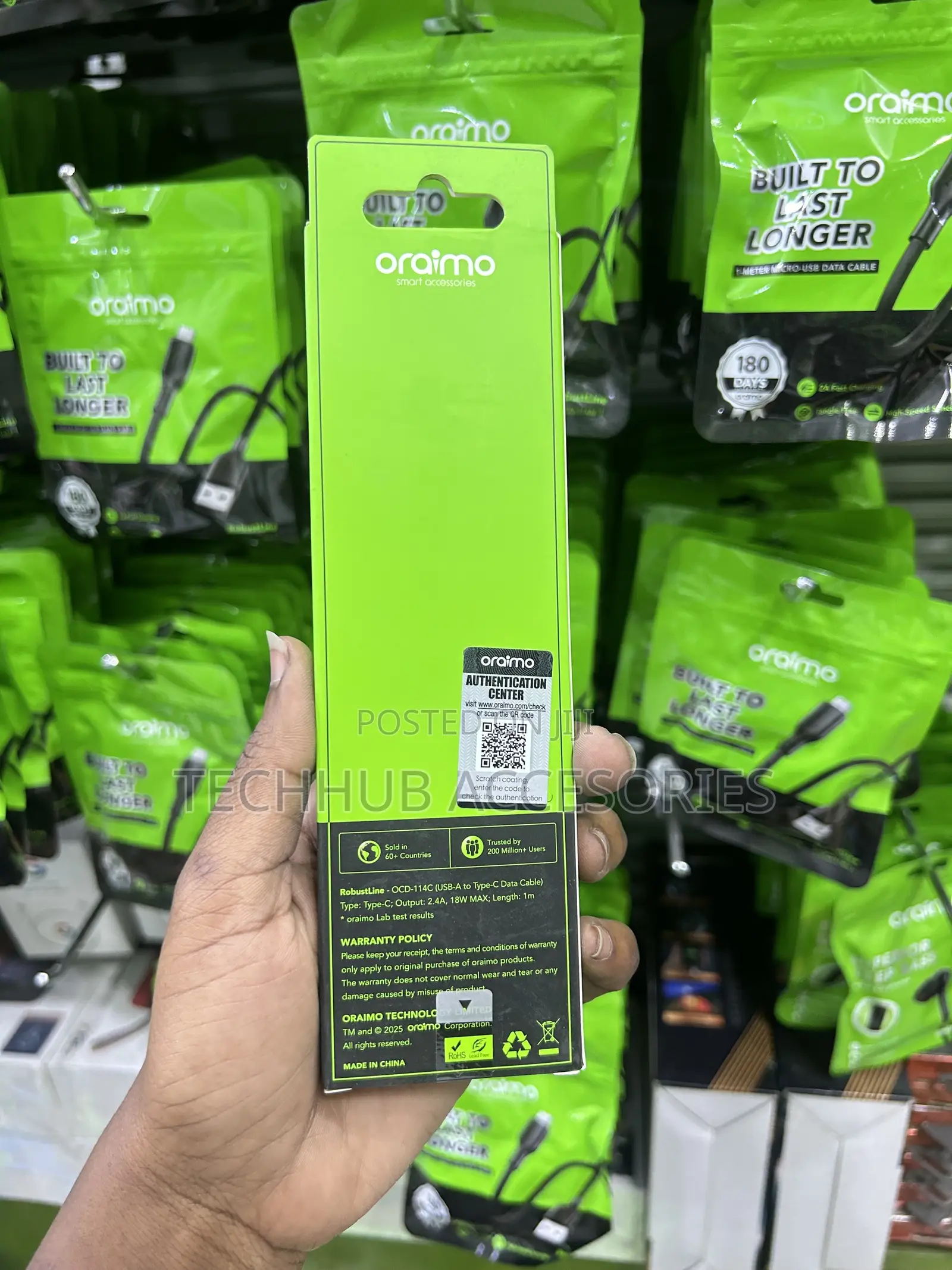 Title: Oraimo USB Type-C Robust Line
