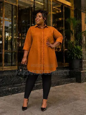 Oversized Longline Button-Down Shirt