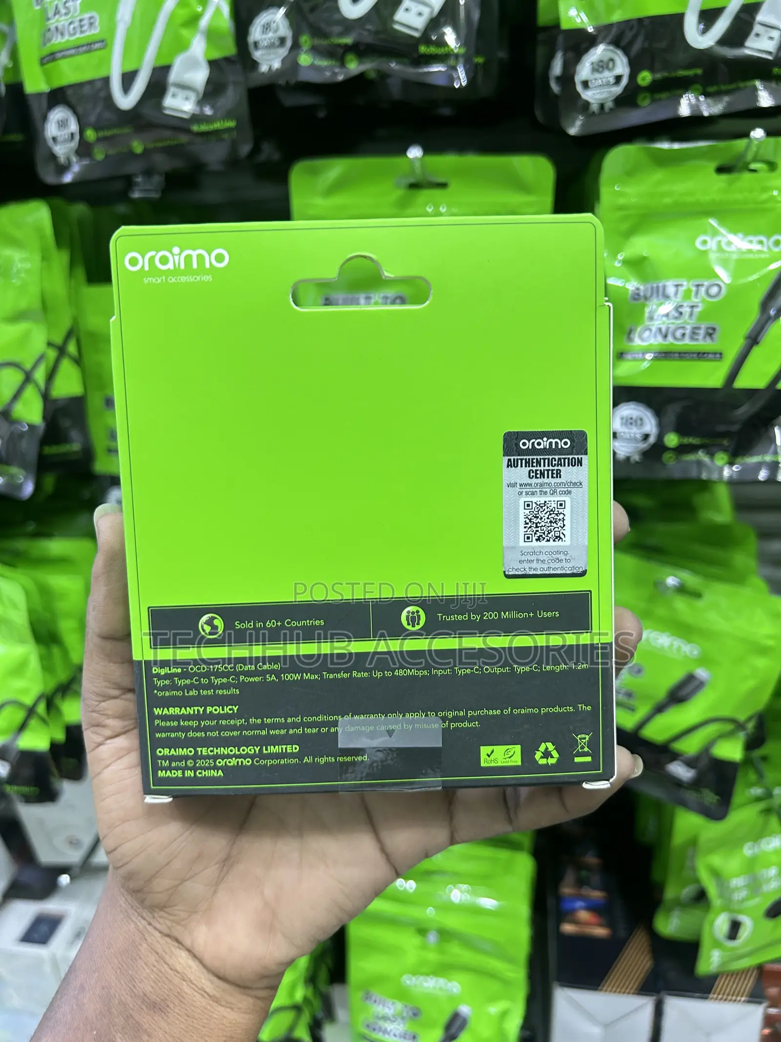 Oraimo Digiline USB Type C