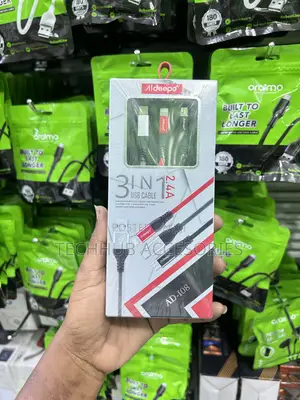 Aldeepo 3-in-1 USB Fast Charging Data Cable
