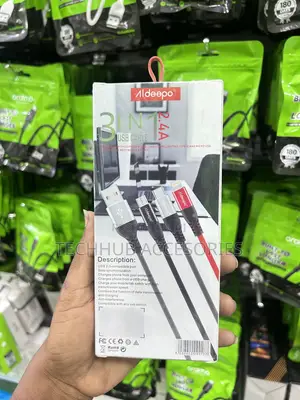 Aldeepo 3-in-1 USB Fast Charging Data Cable