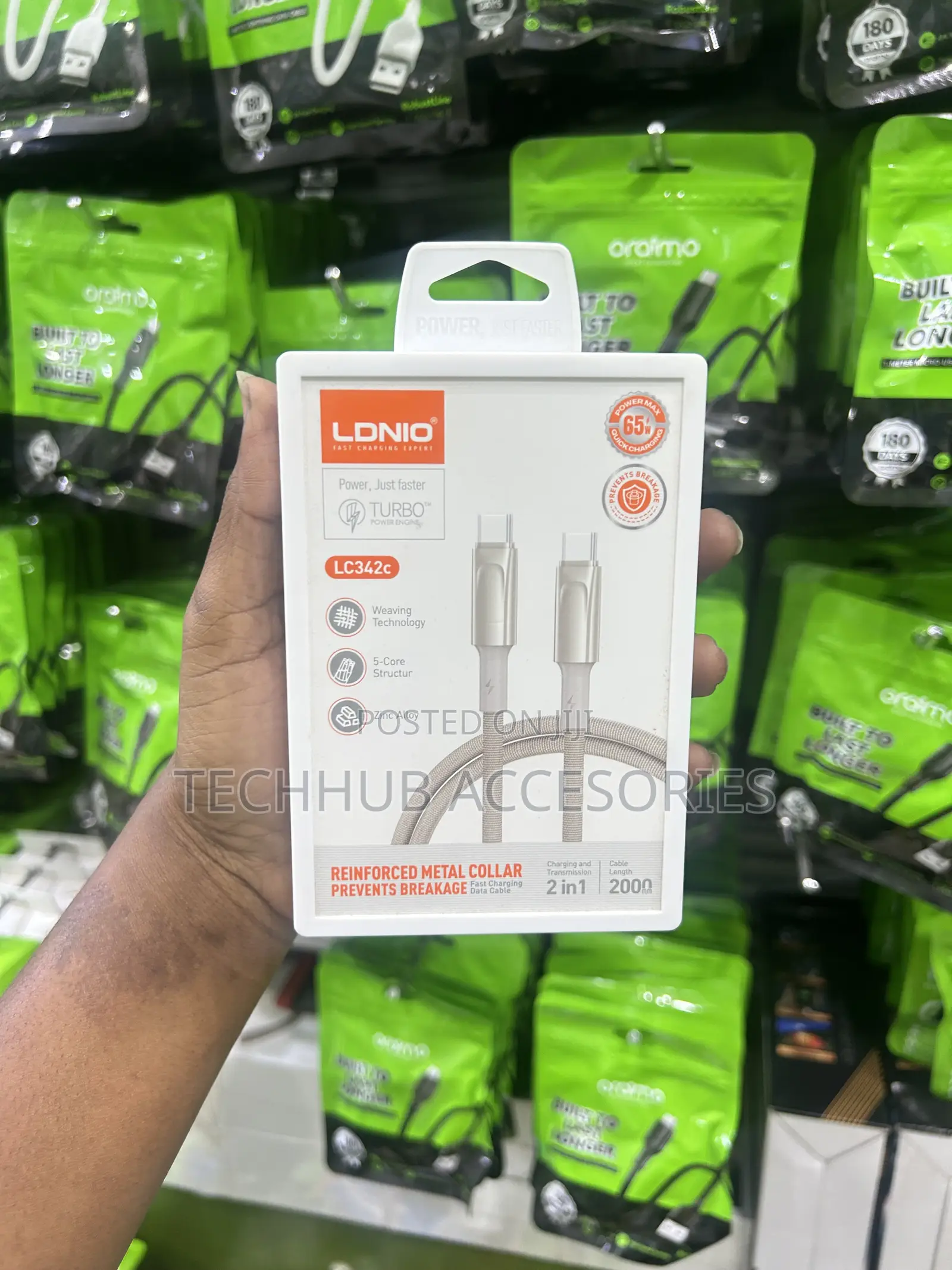 LDNIO Type-C USB Cable 2m