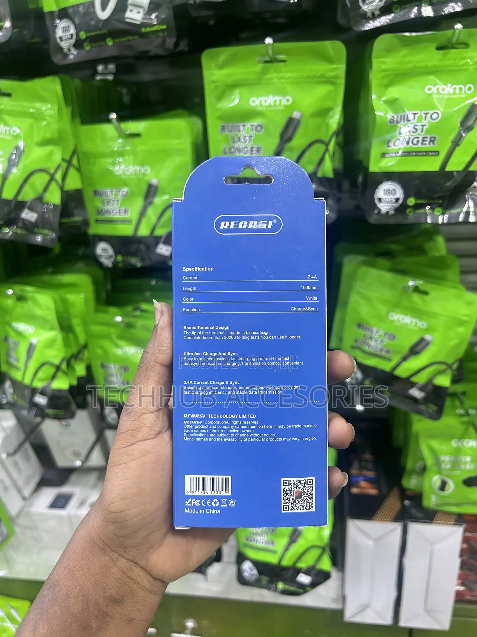 Recrsi Micro USB Fast Charging Cable