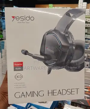 Yesido EKO1 Gaming Headset With HD Microphone, RGB Lights