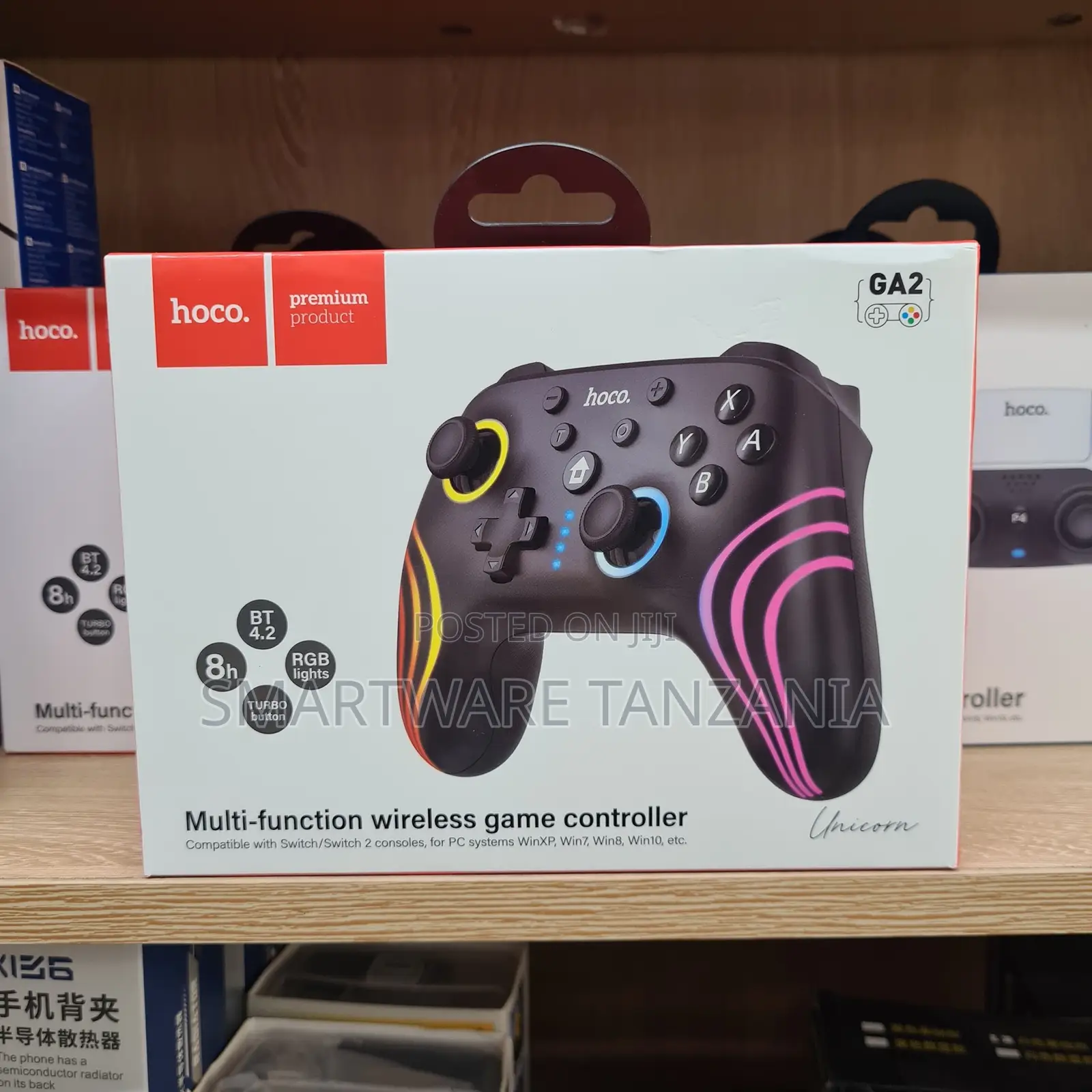 Hoco Multi-Function Wireless Game Controller, Bluetooth 4.2, RGB