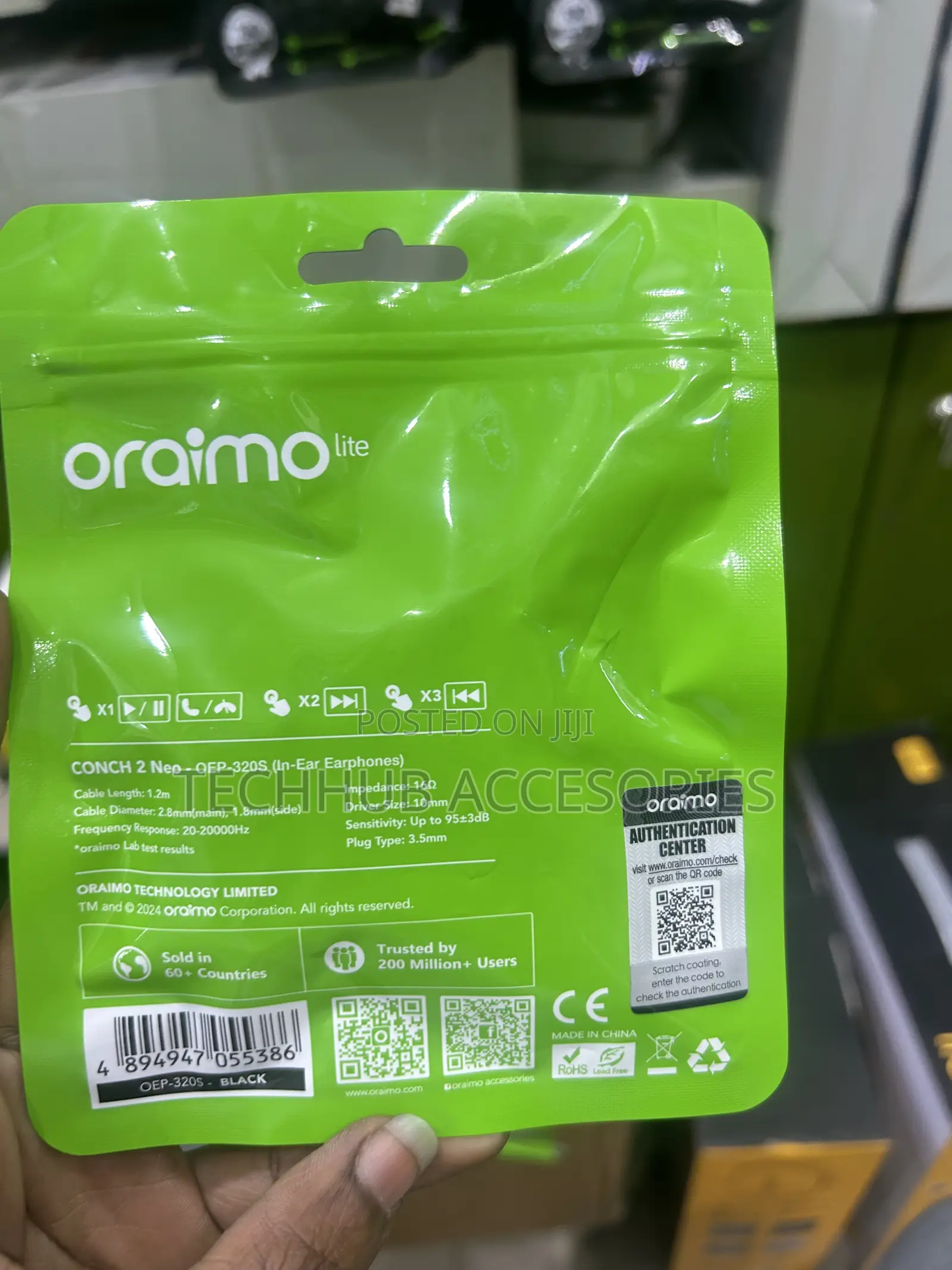 Oraimo Conch 2 Wired Earphones