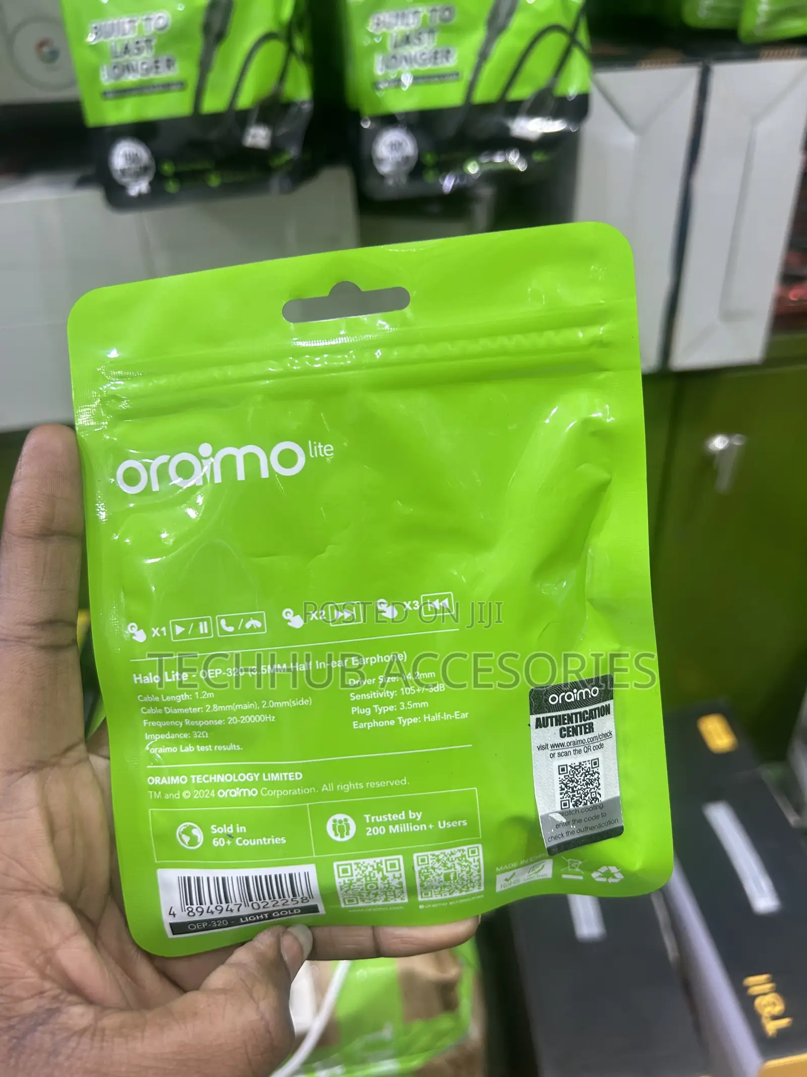 Oraimo Halo Lite Wired Earphones