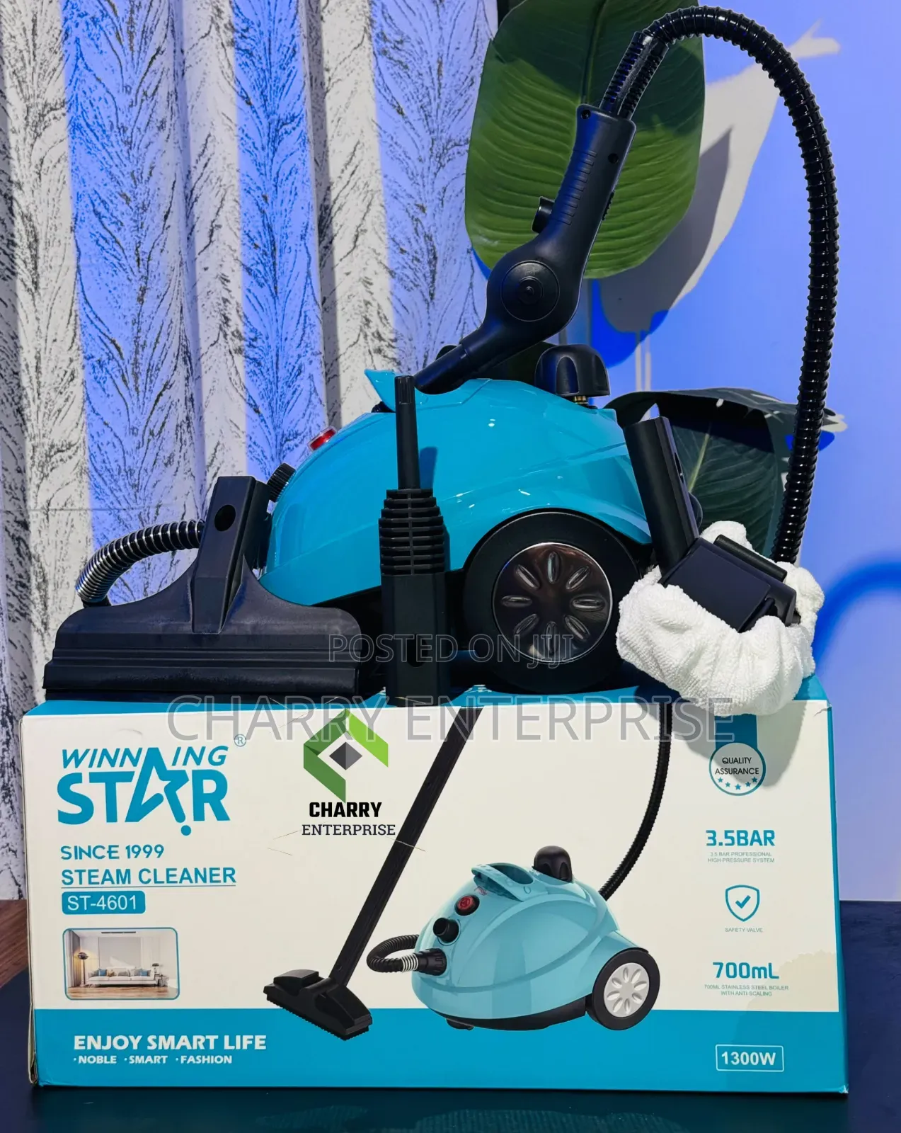 .Winning Star Steam Cleaner 1300watts.water Capacity Tank: 700ml