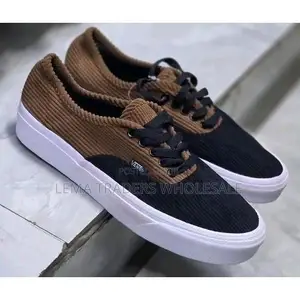 Vans Authentic Colorblock Corduroy Low-Top Sneakers