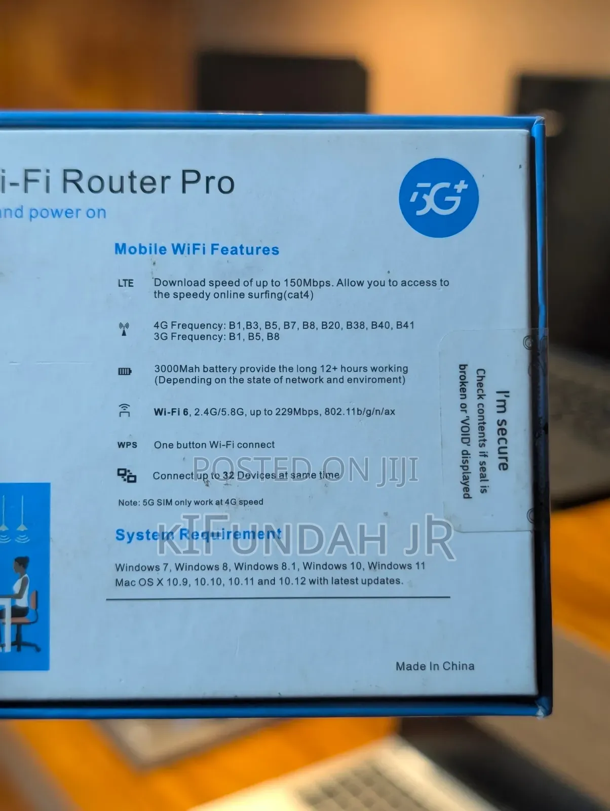  Wireless Mobile Wifi Router Pro 