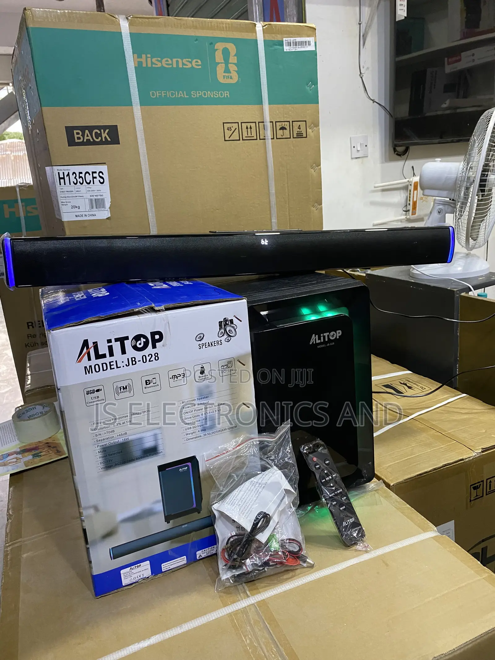 Alitop Soundbar Wireless JB 028 120Watts RMS