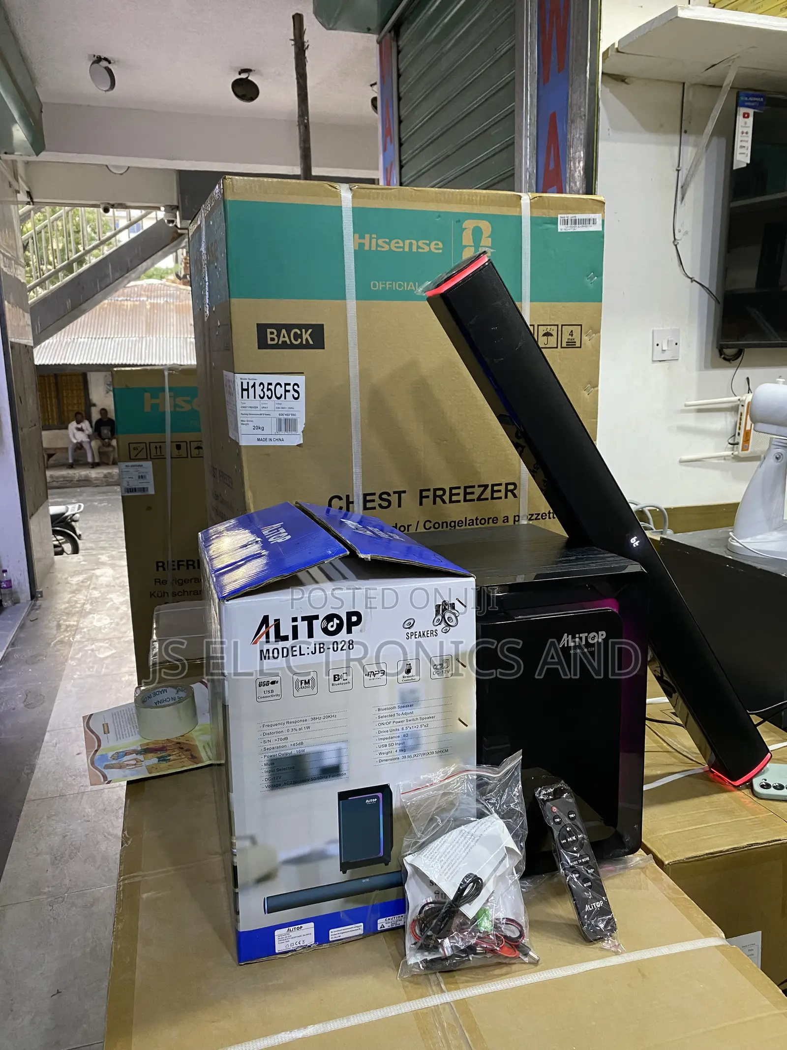 Alitop Soundbar Wireless JB 028 120Watts RMS