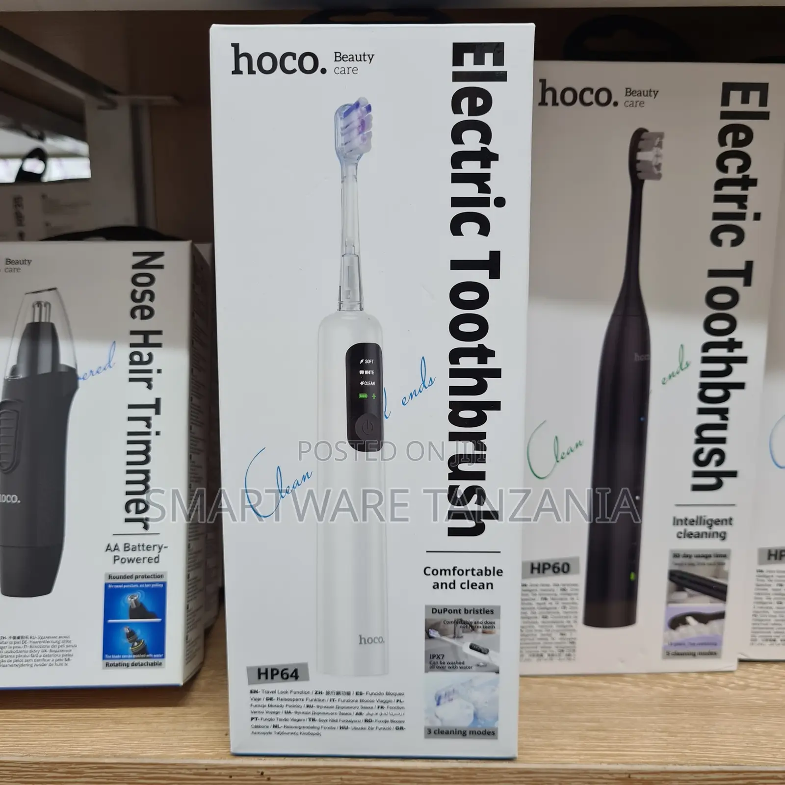 Hoco Electric Toothbrush HP64 With DuPont Bristles, IPX7 Waterproof