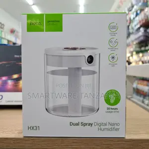 Hoco HX31 Dual Spray Digital Nano Humidifier With LED Display, 20 HRS