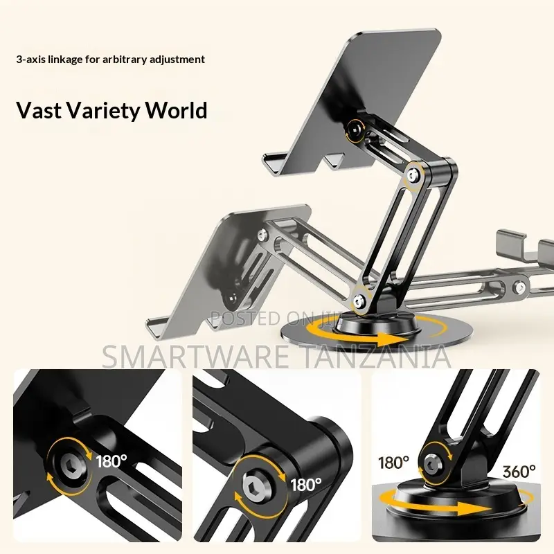 Universal Foldable Desktop Phone Bracket Stand for 4-12.9 Inch Devices