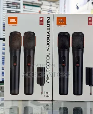 JBL PartyBox Wireless Mic Dual Digital Wireless Microphone System