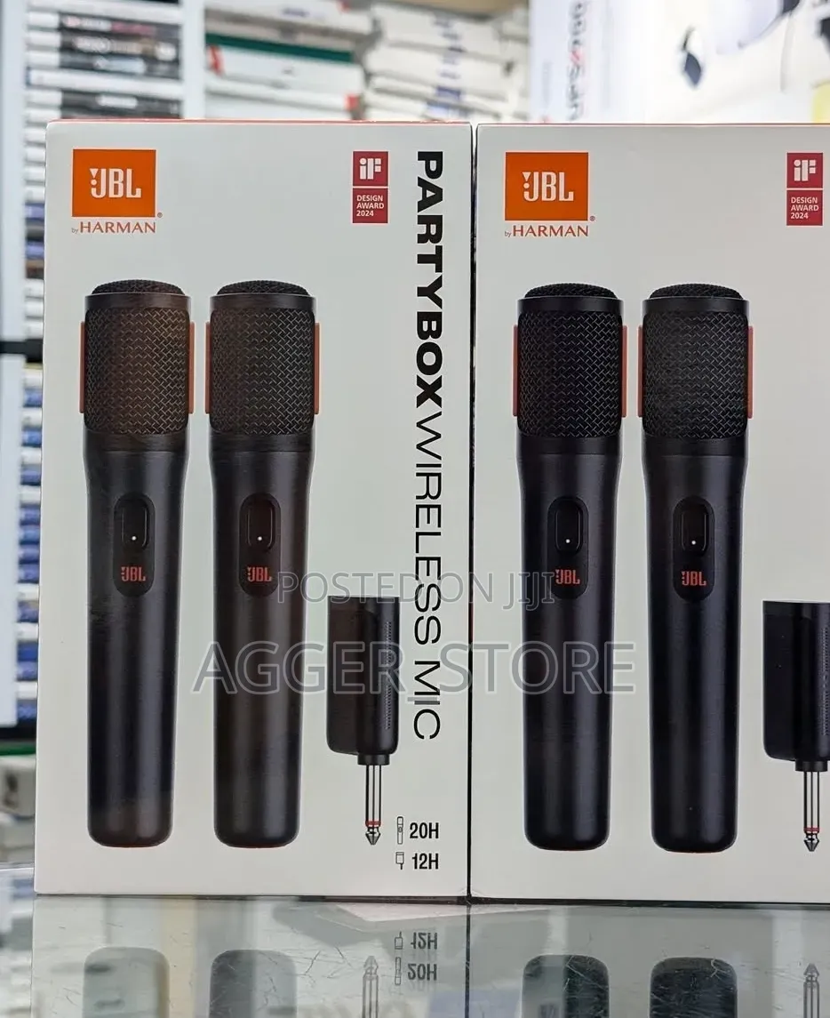 JBL PartyBox Wireless Mic Dual Digital Wireless Microphone System