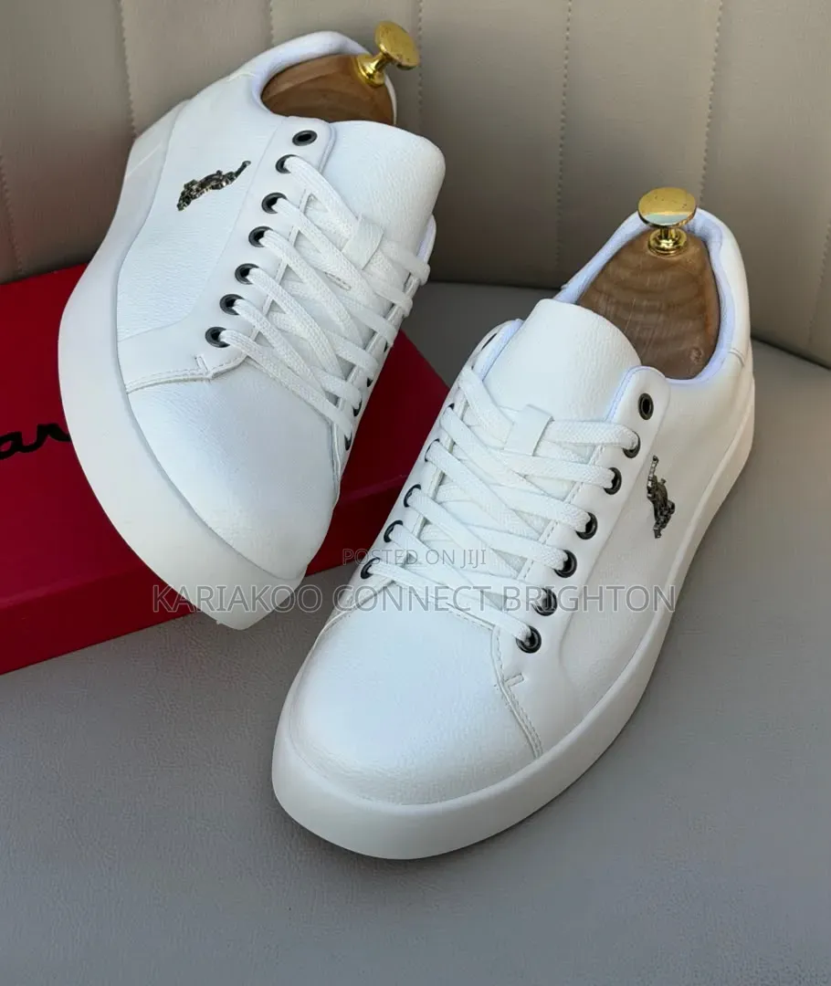 Prime White Platform Sneakers