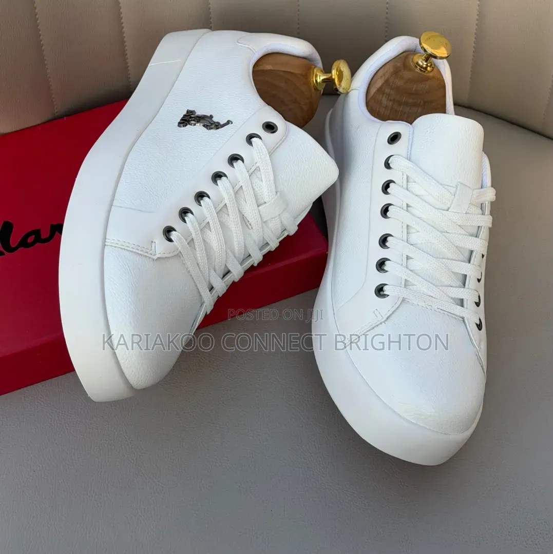 Prime White Platform Sneakers