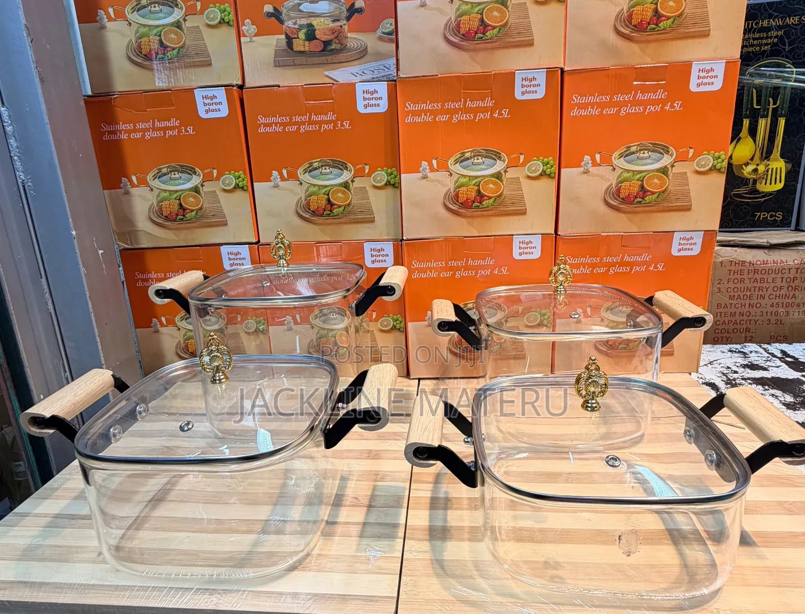 Glass Pot Support Induction Cooker 5pcs