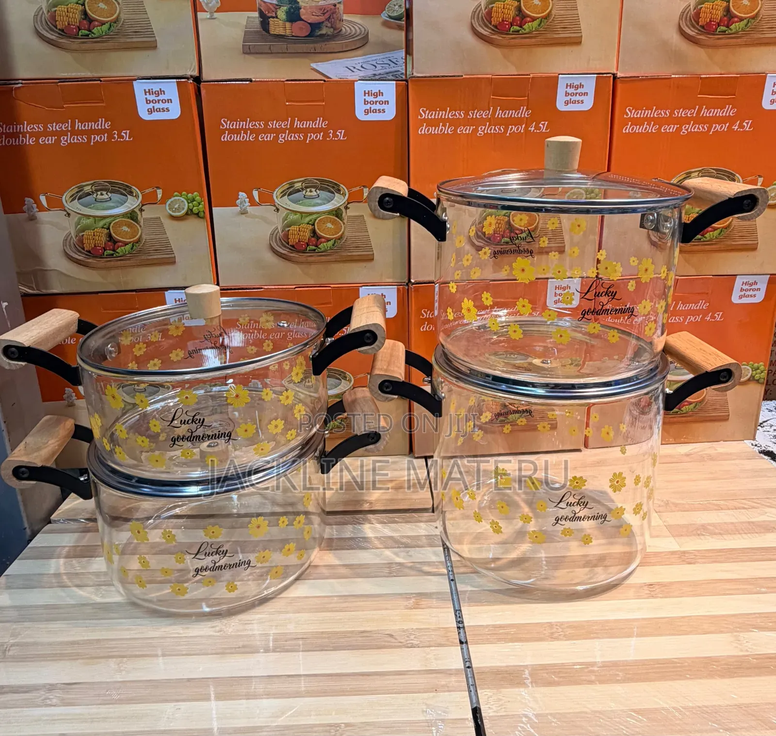 Glass Pot Support Induction Cooker 5pcs