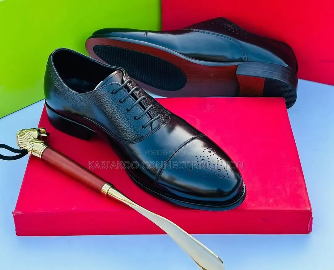 Oxford Brogue Cap- Toe