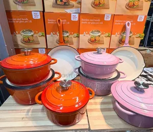 Cast Iron Cookware Set 7pcs Original High Quality