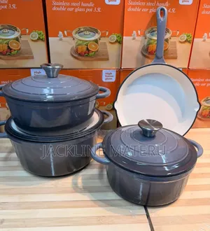 Cast Iron Cookware Set 7pcs Original High Quality