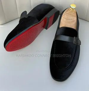 Velvet Monk Strap Loafers