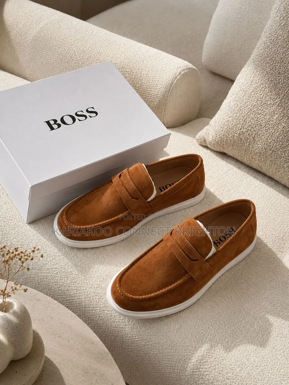 Suede Penny Loafers Jal Luxury