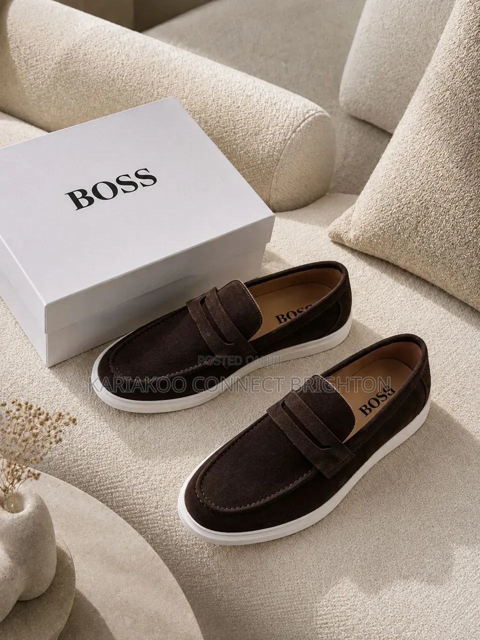 Suede Penny Loafers Jal Luxury