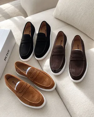 Suede Penny Loafers Jal Luxury