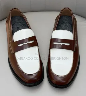 Two Tone Penny Loafers