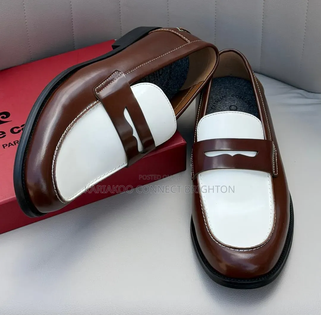 Two Tone Penny Loafers