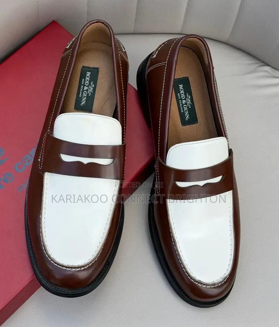 Two Tone Penny Loafers