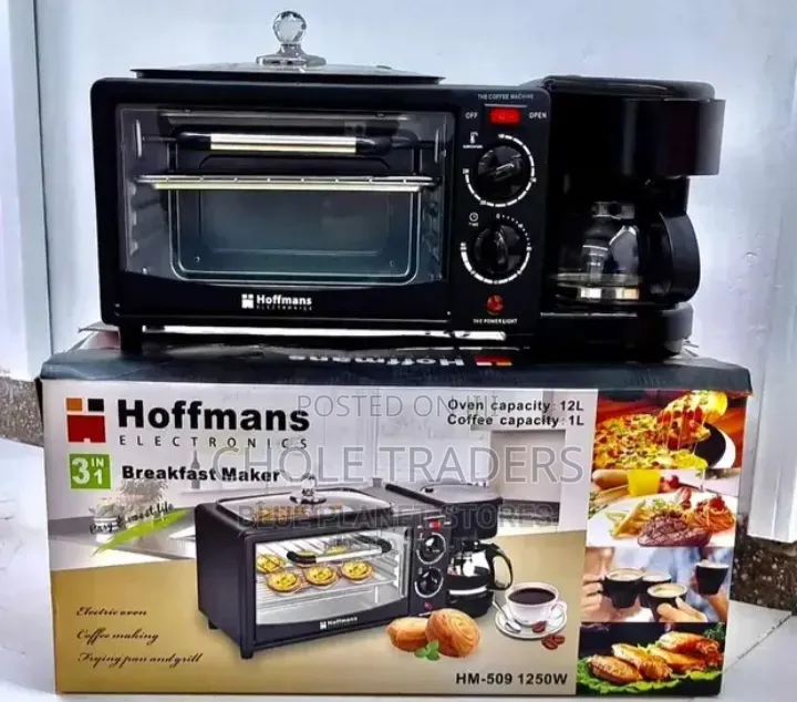 Hoffmans 3 in 1 Breakfast Maker 12L