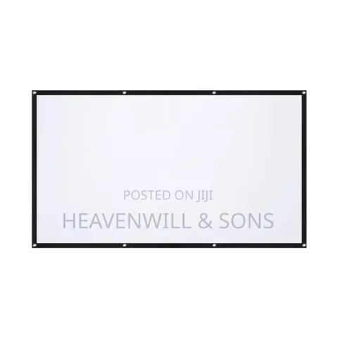 150′′ (332×187cm) FOLDABLE POLYESTER PROJECTOR SCREEN – 16:9