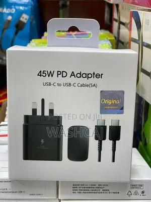 45w Pd Adapter With USB-C to USB-C Cable (5a)