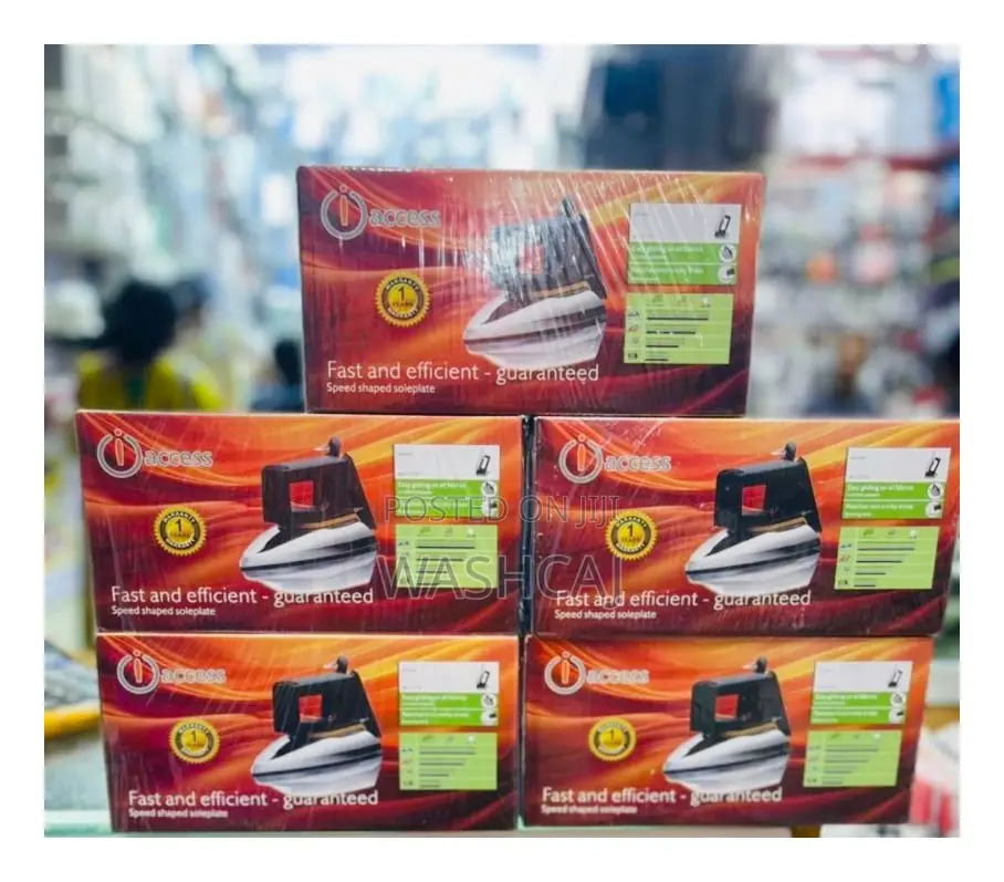 Access Fast and Efficient Dry Iron With Speed Shaped Soleplate