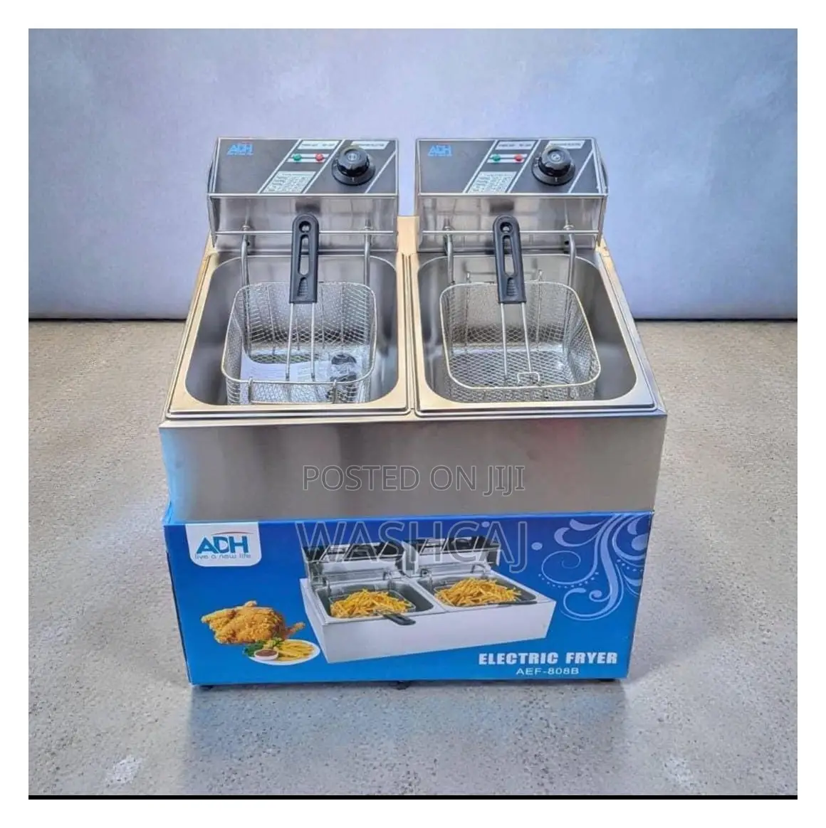 ACH AEF-808B Dual Tank Electric Deep Fryer